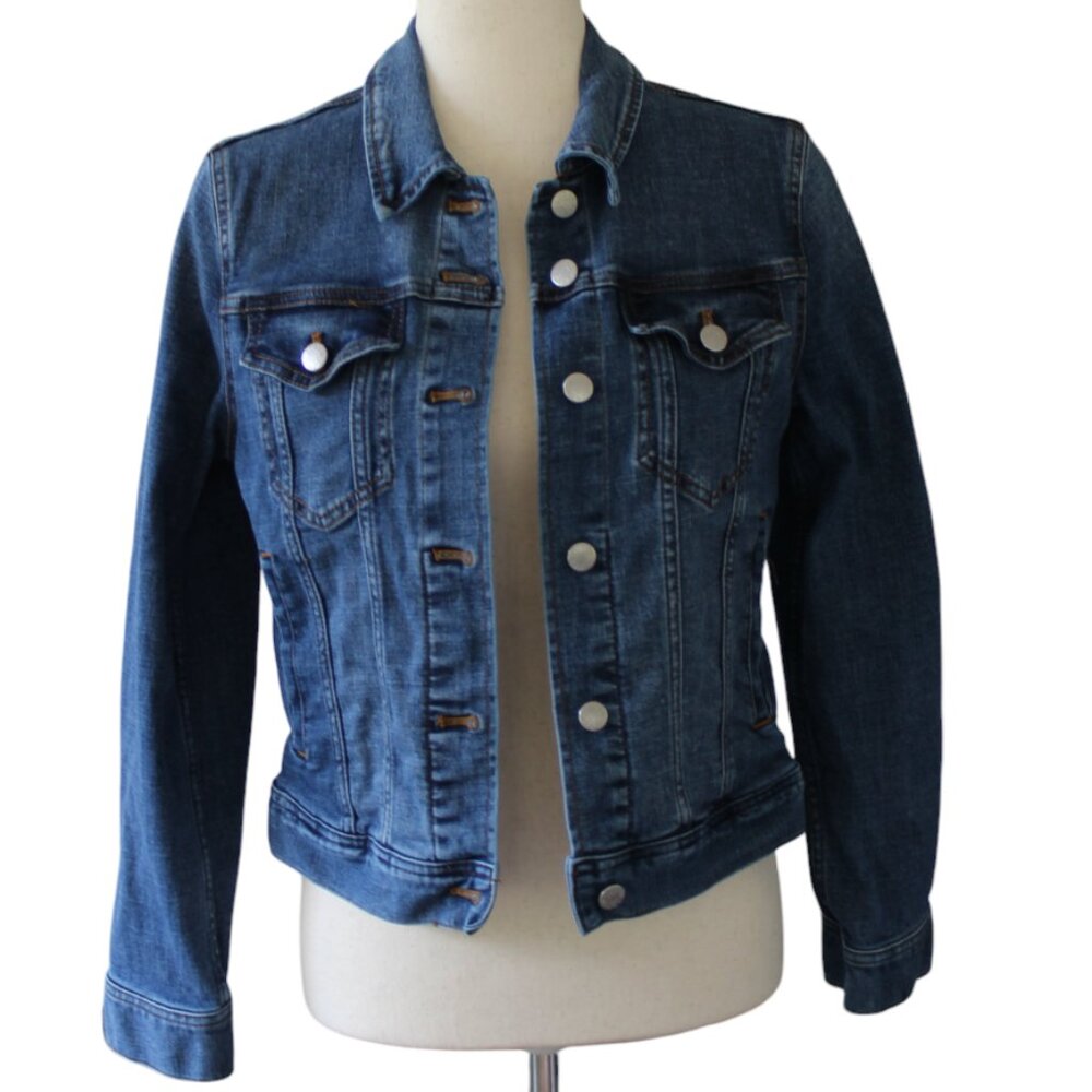 J Crew Classic Denim Jacket Size M